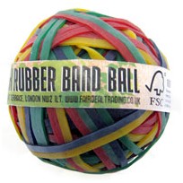 Green Tips Rubber Band bolde